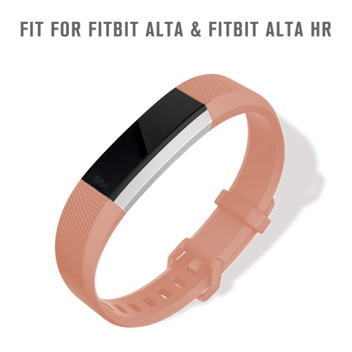 2 PACK Compatible Fitbit Alta HR and Alta Ace Bands Replacements Wristband Adjustable Smart Watch Strap Accessory (Black/Small)