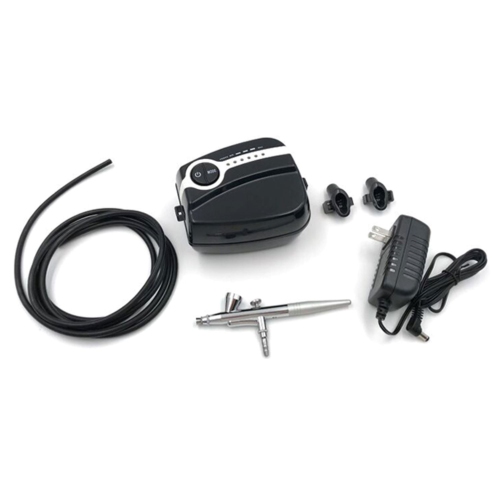 Airbrush Machine With Compressor – Black