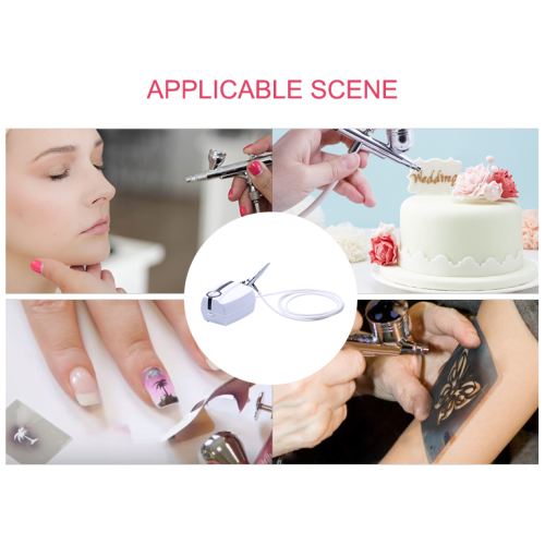 Machine à aérographe avec compresseur - Blanc