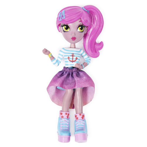 Off The Hook Style Doll, Vivian, 4-inch Small Doll with Mix and Match Fashions, for Girls Aged 5 and Up