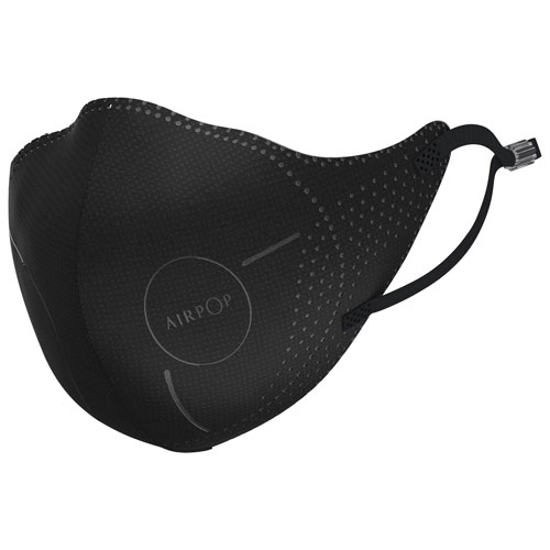 Masque en polyester réutilisable AirPop Light SE - Noir