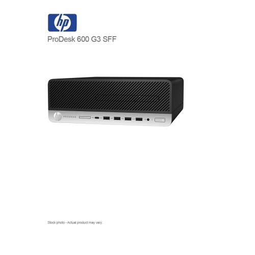 Remis à neuf - HP ProDesk 600 G3 SFF Core i5-6500 3,20 GHz, 16 Go, SSD 256 Go, Wi-Fi/BT, DVDRW, WINDOWS 10 PROFESSIONNEL