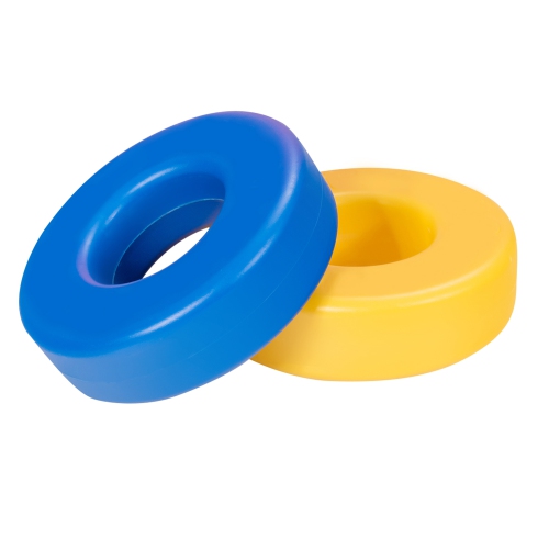 Gymax Jumbo 4-to-Score Game Set Giant 4 in A Row Kids Adults w/ 42 Jumbo Rings