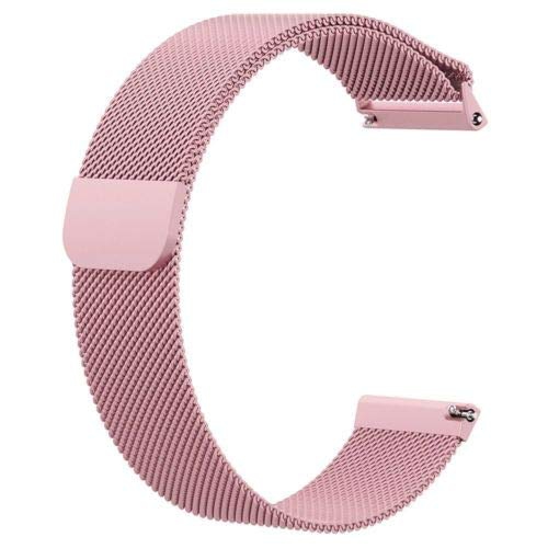 2 PACK Replacement For Fitbit Versa Watch Band Wrist Stainless steel Metal Strap