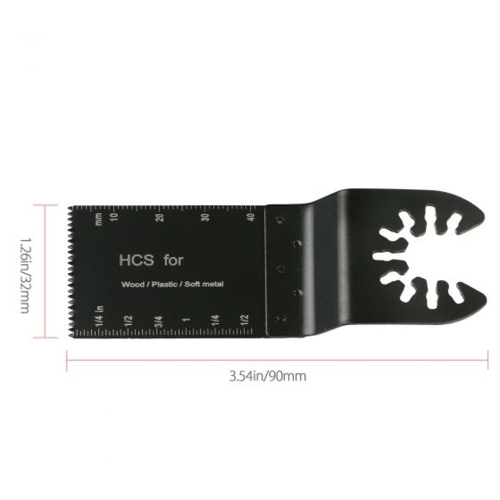 ISTAR Oscillating Saw Blades, 10pcs 34mm Metal Wood Oscillating Multifunctional High-Carbon Steel Quick Release Saw Blades Universal Multi Tool