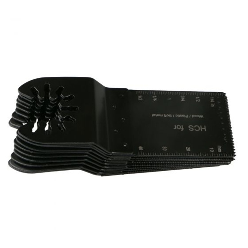 ISTAR Oscillating Saw Blades, 10pcs 34mm Metal Wood Oscillating Multifunctional High-Carbon Steel Quick Release Saw Blades Universal Multi Tool