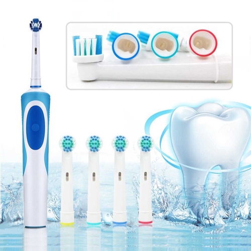 Tête de brosse à dents électrique de rechange ISTAR compatible avec les têtes de brosse à soies souples Oral B de Braun