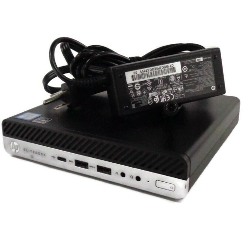 Refurbished - HP Elitedesk 800 G3 Mini Business Desktop - Intel Quad Core i5-6500T - 8GB DDR4 RAM - 256GB SSD - Windows 10 Pro(Grade A)