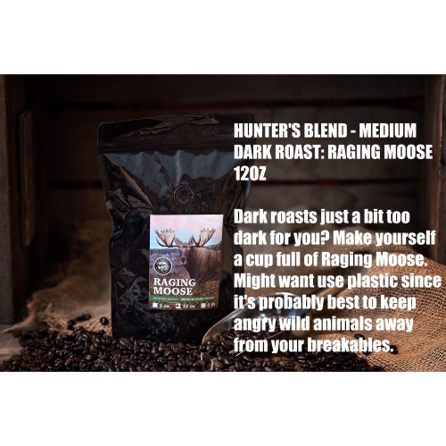 OLE Smokes Coffee - Hunter Roast Single Packs Raging Moose-12 OZ.