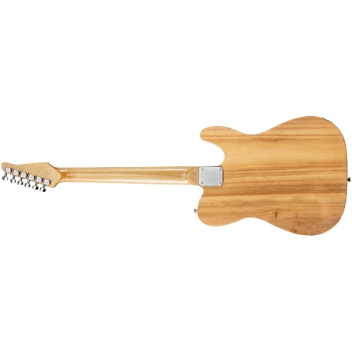 LyxPro 39” Electric Telecaster Left Hand Guitar | Full-Size Paulownia Wood Body, 3-Ply Pickguard, C-Shape Neck, Ashtray Bridge, Quality Gear Tuners,