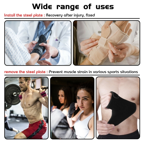 Wrist Hand Brace Support Splint Carpal Tunnel Sprain Arthritis Sports For Arthritis, Tendonitis, Sprains, Sports Injuries Pain Relief