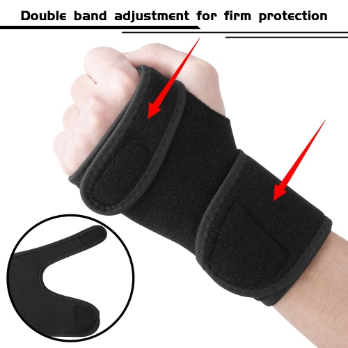Wrist Hand Brace Support Splint Carpal Tunnel Sprain Arthritis Sports For Arthritis, Tendonitis, Sprains, Sports Injuries Pain Relief