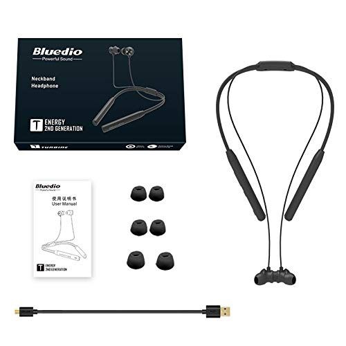 Bluedio Wireless Bluetooth 4.2 Hi-Fi Stereo Bass Edition Earphone Smart in-Ear Built in Mic IPX6 With ASAP Charging Headphones Headset