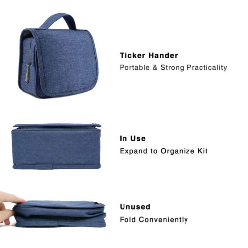 ISTAR – Trousse de toilette à suspendre pour hommes, femmes, accessoires de voyage multifonctions, trousse de toilette, trousse de maquillage nylon