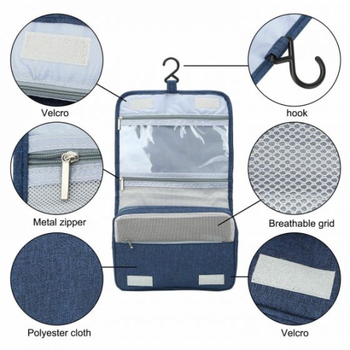 ISTAR – Trousse de toilette à suspendre pour hommes, femmes, accessoires de voyage multifonctions, trousse de toilette, trousse de maquillage nylon