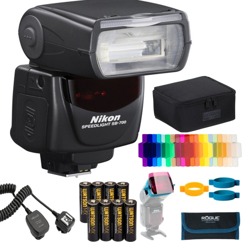 Nikon SB-700 AF Speedlight with Essential Additional Accessories