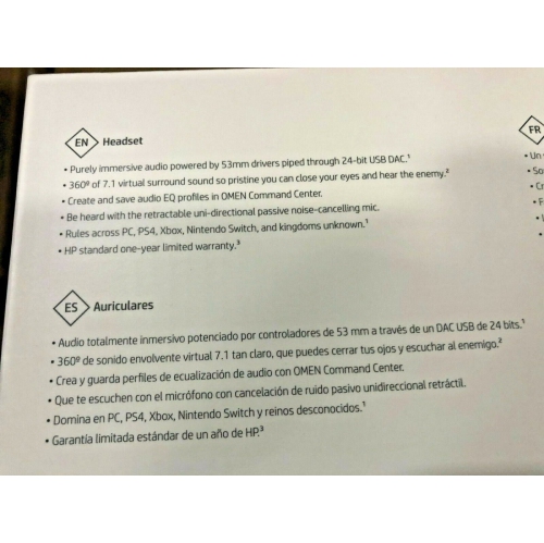 HP OMEN Blast Headset 1A858AA#ABL