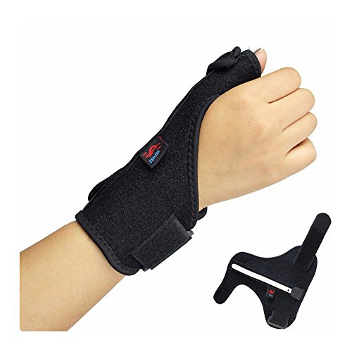 Adjustable Thumb Spica Splint Brace Support Stabiliser Sport Sprain Strain - Left hand