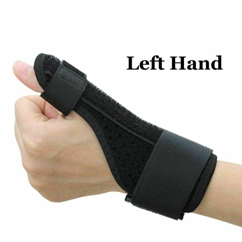 ISTAR Adjustable Thumb Spica Splint Brace Support Stabiliser Sport Sprain Strain - Left hand