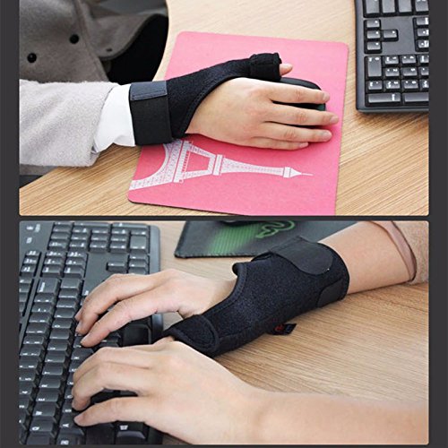 Adjustable Thumb Spica Splint Brace Support Stabiliser Sport Sprain Strain - Left hand