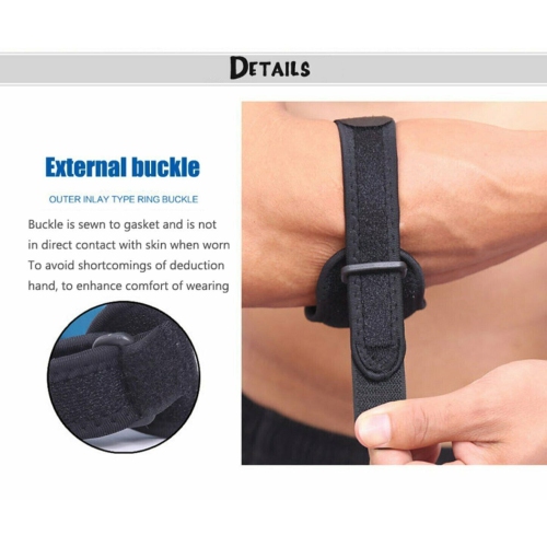 ISTAR Tennis Elbow Brace with Compression Pad Elbow Strap, Golfers Elbow Band Support for Tendonitis Pain, Tennis Elbow, Suitable for Women and Men -