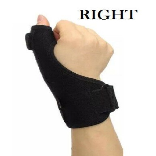 ISTAR Adjustable Thumb Spica Splint Brace Support Stabiliser Sport Sprain Strain - Right hand