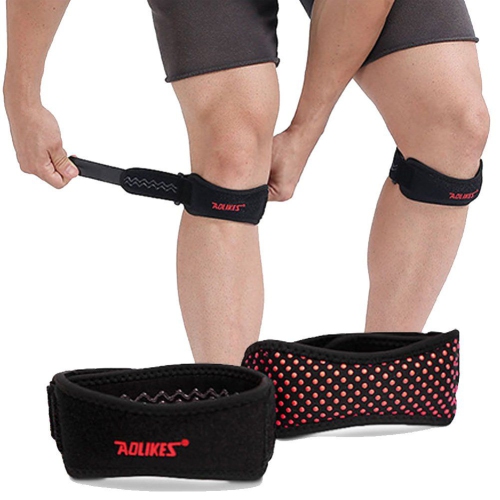 ISTAR Knee Aolikes Patella Support Strap, Adjustable Knee Brace and Patellar Tendon Support Band Pad for Knee Pain