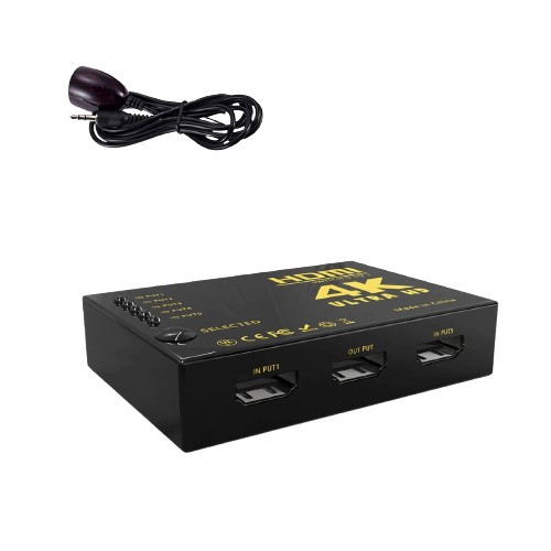 5 Port 1080p HDMI Switch Switcher Selector Splitter Hub with IR Remote for HDTV