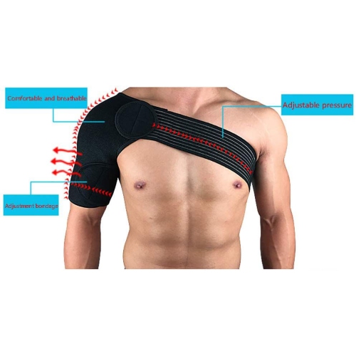 ISTAR Shoulder Stability Brace For Men And Women, Pressure Pad Light And Breathable Neoprene Shoulder Support For Rotator Cuff, Dislocated AC Joint,