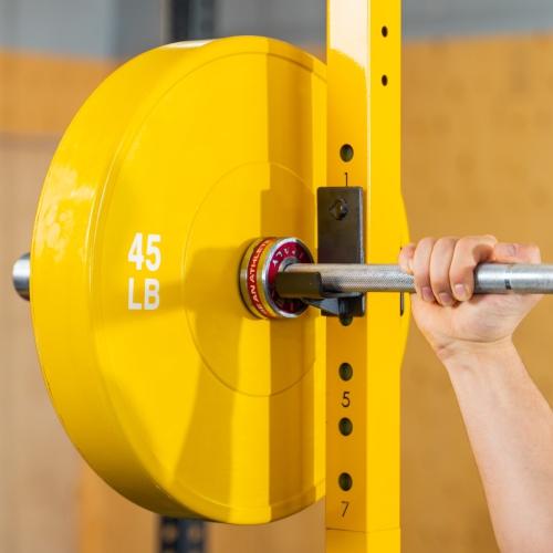 PRISP Olympic Bumper Weight Plate - Rubber Plate for 2 Inch Olympic Barbell with Steel Insert; Pairs, Sets and Single Plates Available