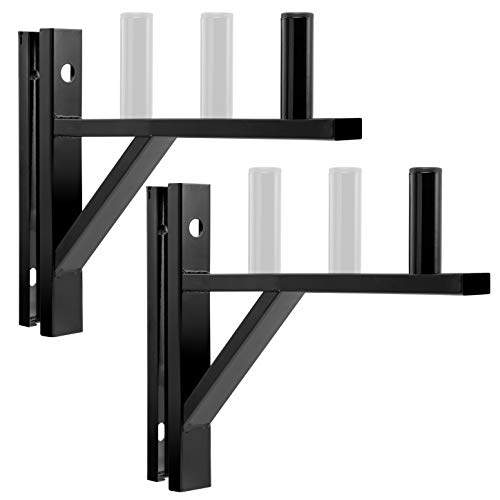LyxPro Wall Mount Speaker Bracket for Professional Audio PA Speaker Holder Set of 2 Pair Heavy Duty Metal Supports 90 Lbs. Weight Capacity