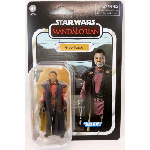 STAR WARS  The Vintage Collection 3.75 Inch Action Figure Wave 10 - Greef Karga Vc185 Great detail and love the vintage packaging!  This is the way!