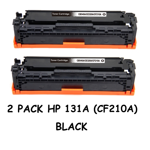Bestoner™ 2 PK HP 131A/hp 131a/cf210a/hp131/hp131a/HP131/cf210 Black Toner Cartridge LaserJet M251n/ M276n