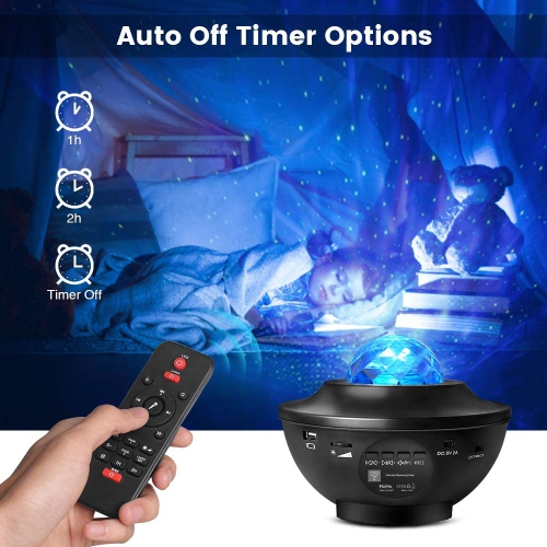 ISTAR 3 in 1 Galaxy Projector Star Nebula Cloud Projector Light for Bedroom  with Music Speaker, Skylight Night Light with Timer & 10 Color Effects,  Alexa & Google Assistant Control for Adults