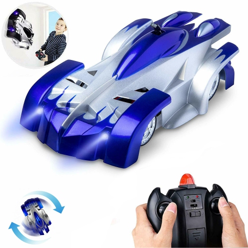 ISTAR Wall Climbing Remote Control Car Dual Mode 360° Rotating RC Stunt Cars with Headlight Rechargeable Toys for Boys Gift for 4 5 6 7 8-12 Year Old