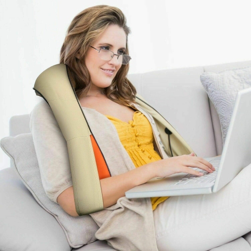 Neck Massager, Shiatsu Back Neck Massager with Heat, Electric Back Massager, Neck Massager Pillow for Neck, Back, Shoulder, Foot, Leg, Muscle Pain