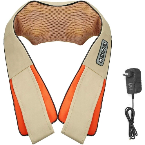 Neck Massager, Shiatsu Back Neck Massager with Heat, Electric Back Massager, Neck Massager Pillow for Neck, Back, Shoulder, Foot, Leg, Muscle Pain