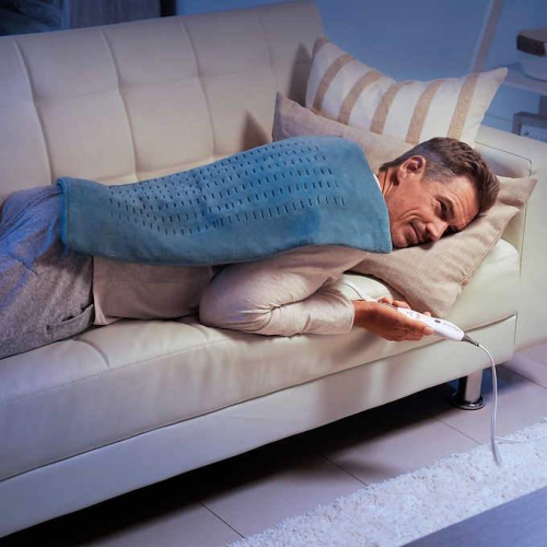 Sunbeam XXL Heating Pad for Fast Pain Relief, Teal