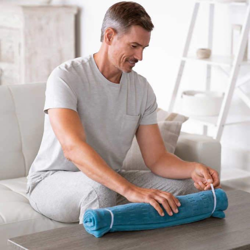 Sunbeam XXL Heating Pad for Fast Pain Relief, Teal