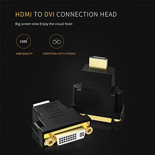 ISTAR DVI Female to HDMI Male Adapter Bi-Directional DVI-D Port Converte with Gold-Plated Cord 1080P Full HD Converter Hdmi to Scart Adaptor