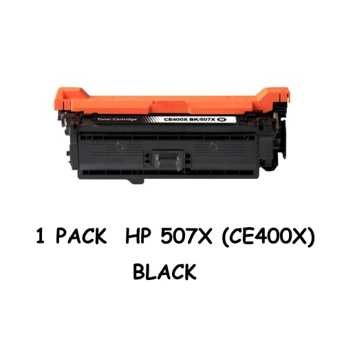 Bestoner™ HP 507X/hp 507a/ce400x/hp507/hp507a/HP507/ce400 Black Toner Cartridge Color LaserJet M551 M570 M575