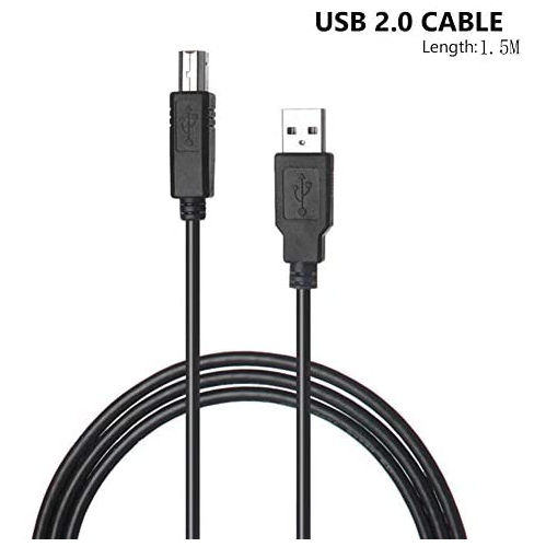 USB Printer Cable Cord Compatible for Canon PIXMA TS9520 TS9120 TS9020 TS8320 TS8220 TS702 TS6320 TS6220 TS6120 TS6020