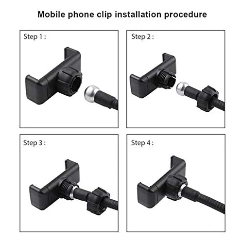 Vivider Selfie Ring Light with Cell Phone Holder Stand for Live Stream/Makeup, LED Camera Lighting [3-Light Mode]