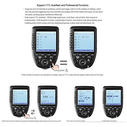 Godox XPro-N 2.4G TTL Wireless Flash Trigger for Nikon DSLR Cameras