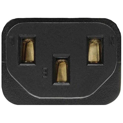 3 Prong 5FT 18AWG AC Power Cable Suitable for Desktop Computers, Laptop Computers,TV Electric Kettles, Rice cookers,