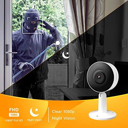 Home Security Camera, Arenti IN1 Indoor Cam with WiFi and Phone APP, 1080p HD, 2-Way Audio, Night Vision Compatible