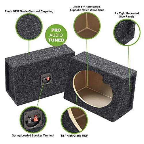 Atrend 6X9PR B Box Series 6-Inch X 9-Inch Angled Enclosures