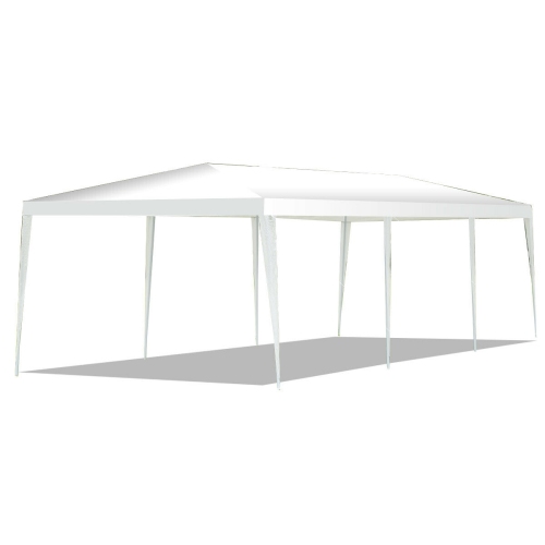 Gymax 10' x 30' Outdoor Gazebo Canopy Wedding Party Patio Tent White