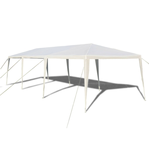 Gymax 10' x 30' Outdoor Gazebo Canopy Wedding Party Patio Tent White