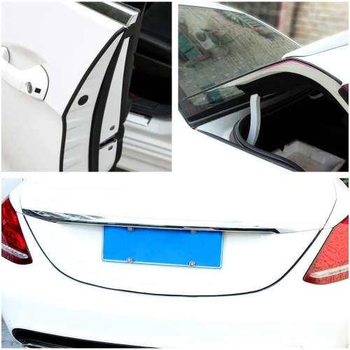 ISTAR Universal Car Door Edge Rubber Scratch Protector 3M Molding Strip Protection Strips Sealing Anti-rub DIY Car-Styling Guards Trim Styling For Car